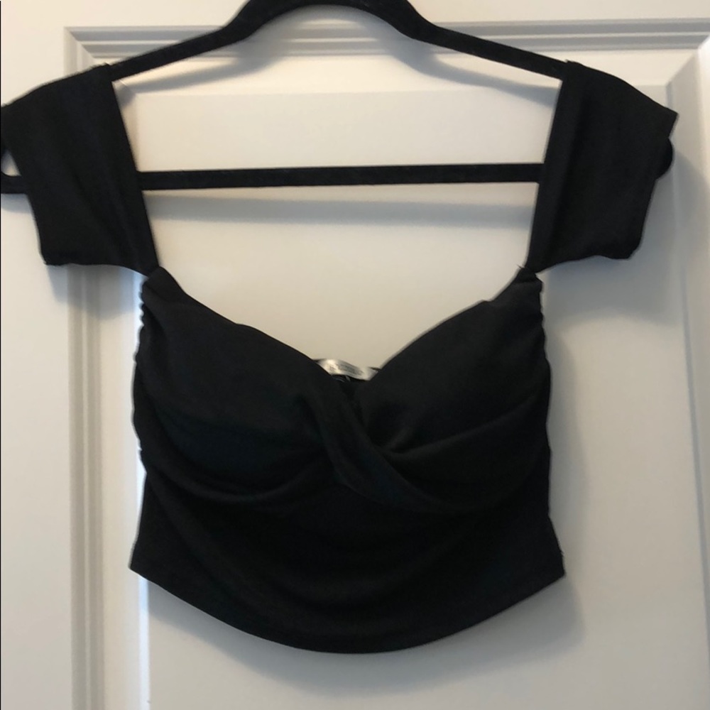 Black Crop Top